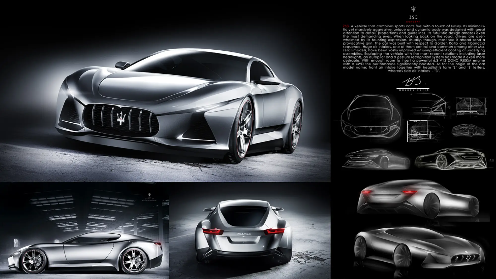 Maserati Alfieri Rendering - 2