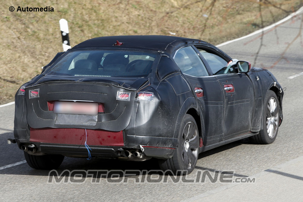 Maserati Ghibli - Foto spia 13-03-2013