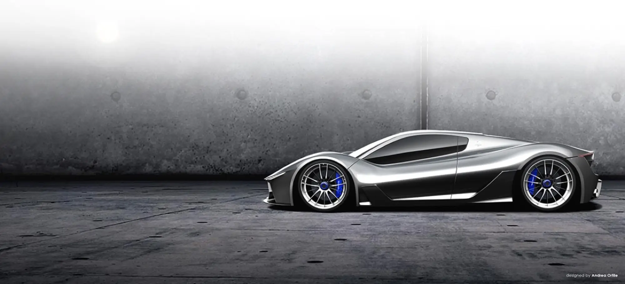 Maserati MC-63 - rendering di una hypercar concept by Andrea Ortile - 6
