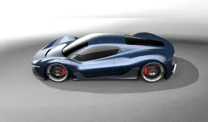 Maserati MC-63 - rendering di una hypercar concept by Andrea Ortile