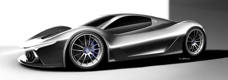 Maserati MC-63 - rendering di una hypercar concept by Andrea Ortile - 11