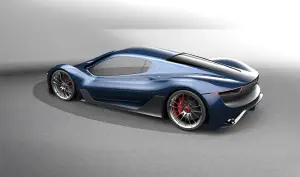 Maserati MC-63 - rendering di una hypercar concept by Andrea Ortile