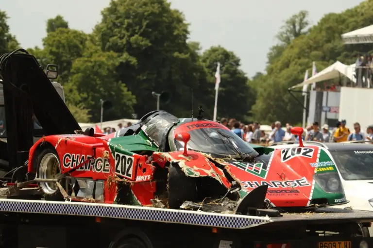 Mazda 767B - incidente a Goodwood, Festival of Speed 2015 - 5
