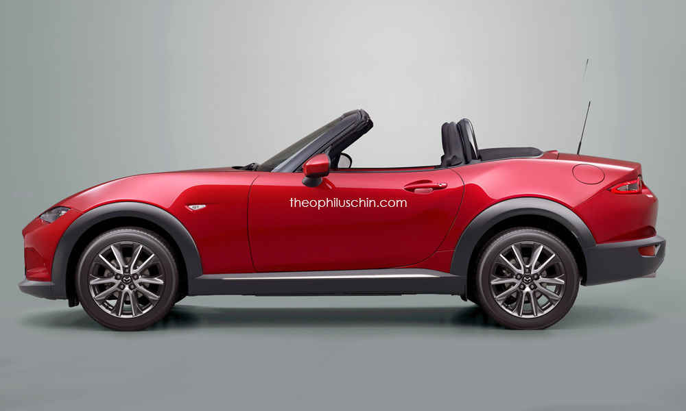 Mazda MX-5 crossover rendering