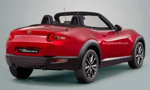 Mazda MX-5 crossover rendering - 2