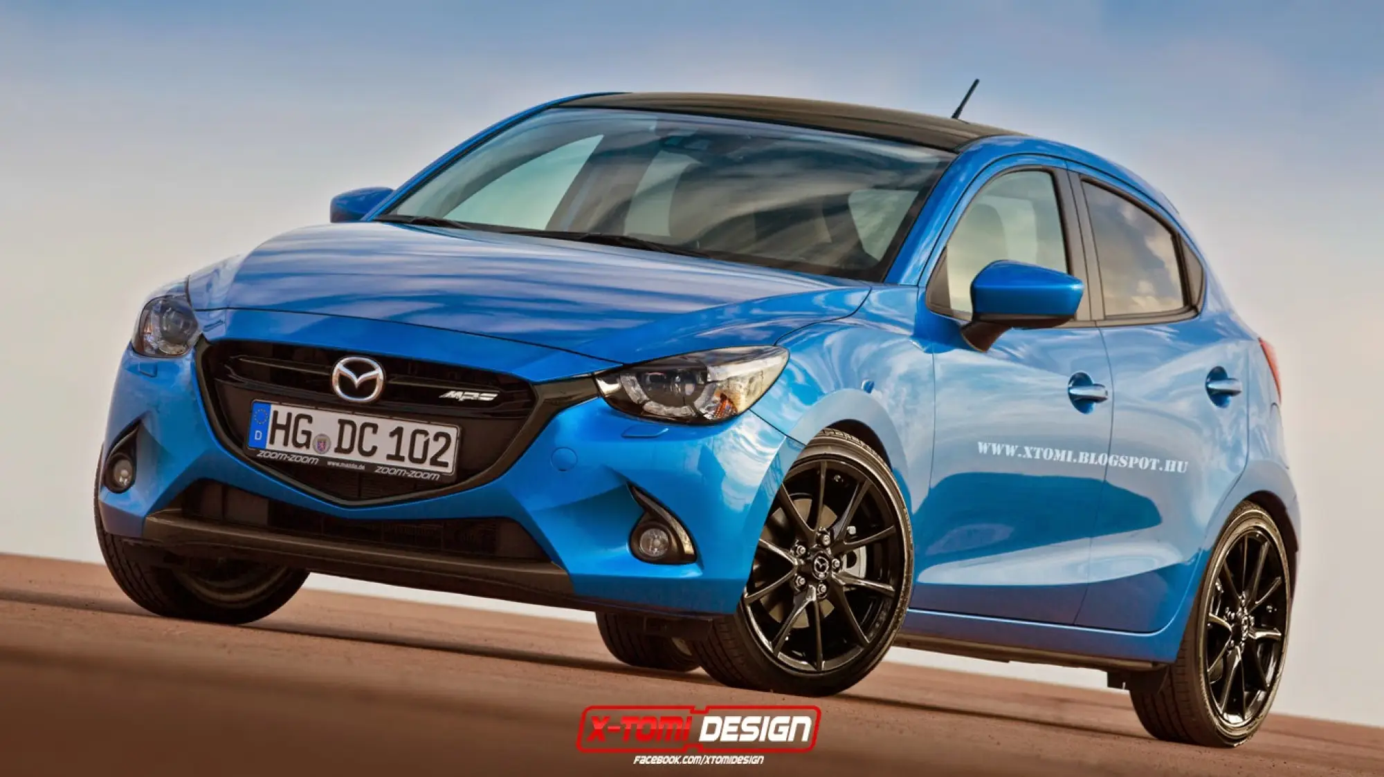 Mazda2 MPS rendering - 1
