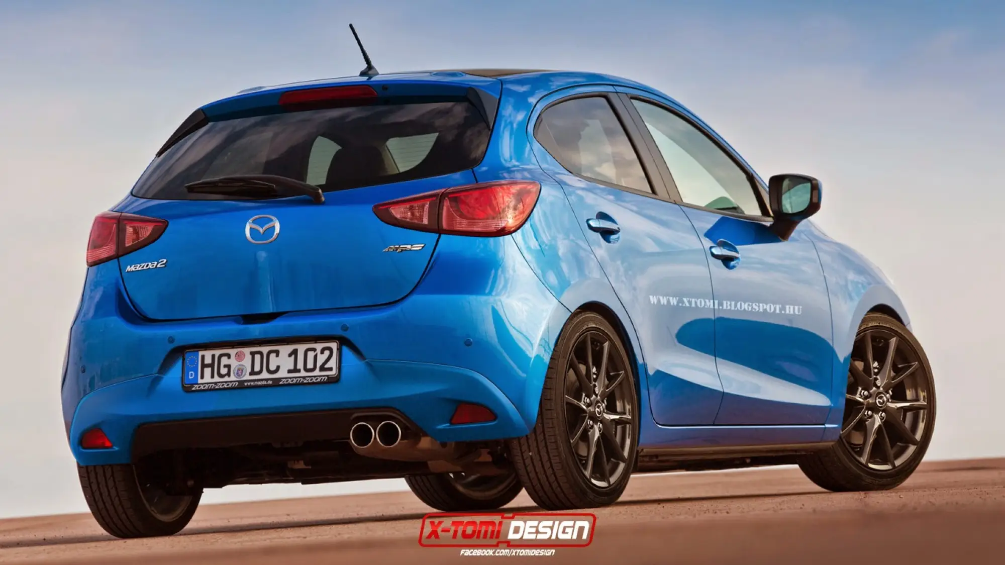 Mazda2 MPS rendering - 2
