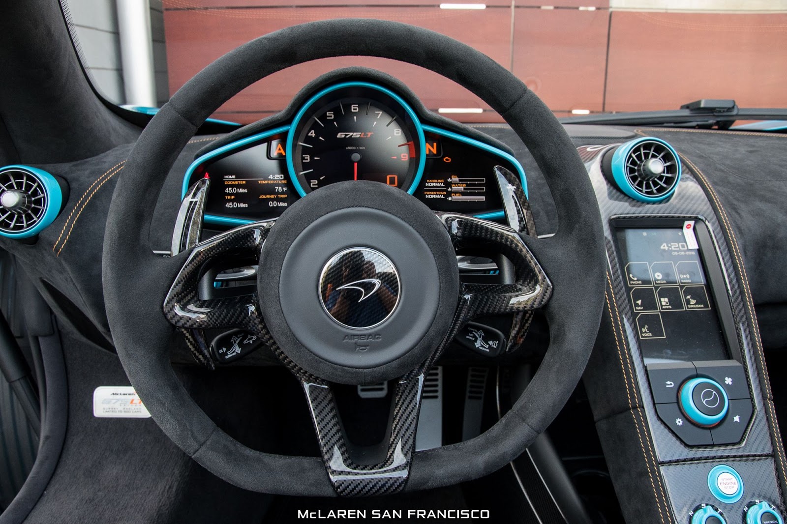 Mclaren 675lt Spider Fristal Blue By Mso 36 77