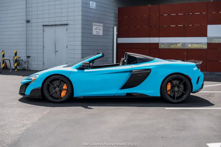 McLaren 675LT Spider Fristal Blue by MSO - 2