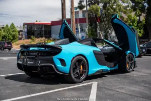 McLaren 675LT Spider Fristal Blue by MSO