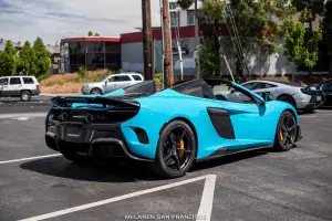 McLaren 675LT Spider Fristal Blue by MSO