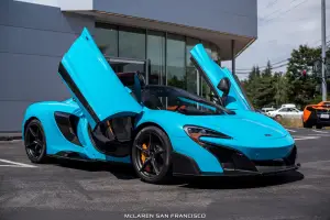 McLaren 675LT Spider Fristal Blue by MSO