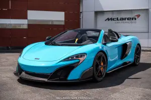 McLaren 675LT Spider Fristal Blue by MSO - 73