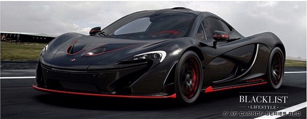 McLaren P1 XP Carbon Red Series