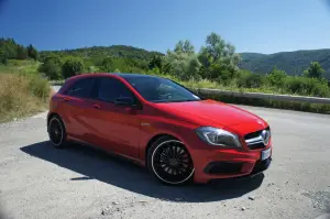 Mercedes A45 Amg  Prime impressioni di guida - 11