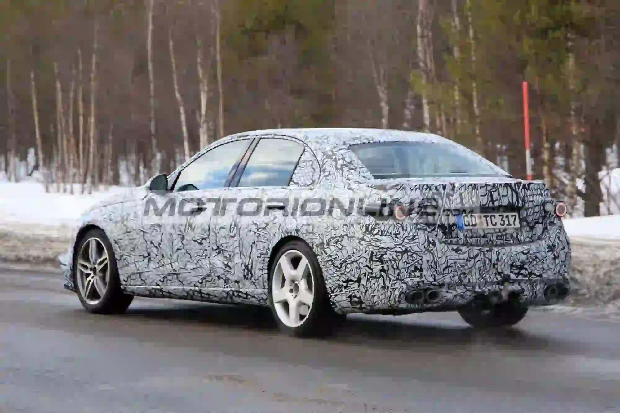 Mercedes AMG C53 - Foto spia 11-3-2020 - 16