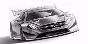 Mercedes-AMG C 63 Coupe DTM 2016 - disegni del nuovo modello da competizione