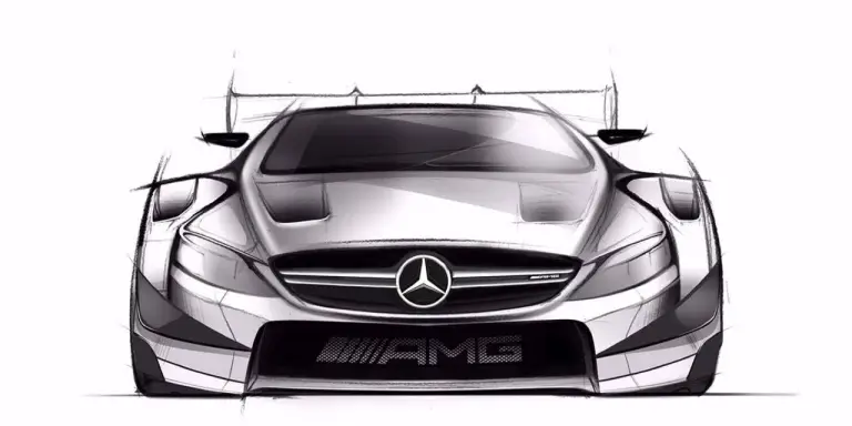 Mercedes-AMG C 63 Coupe DTM 2016 - disegni del nuovo modello da competizione - 4