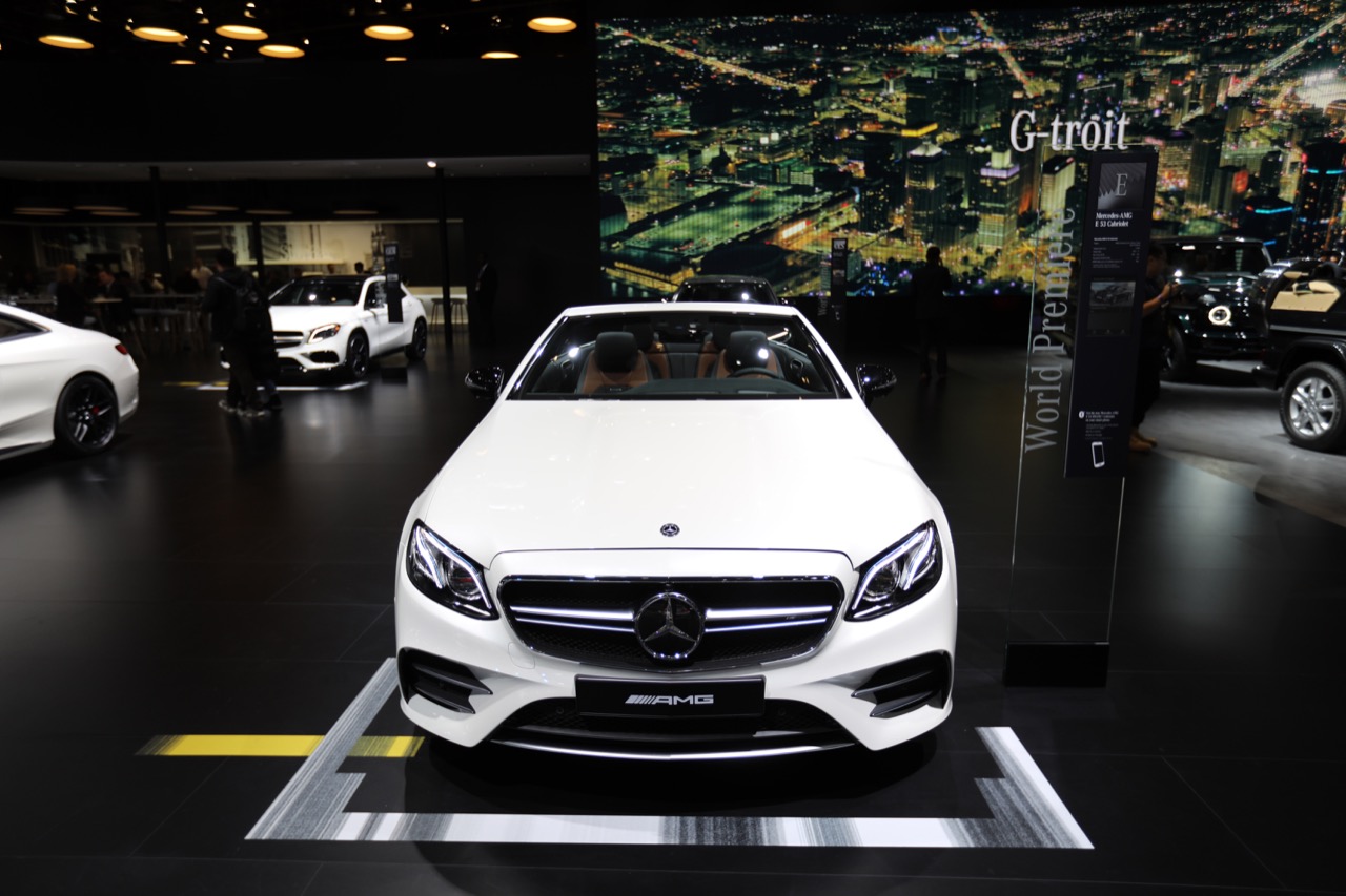 Mercedes-AMG E 53 Cabriolet - Salone di Detroit 2018