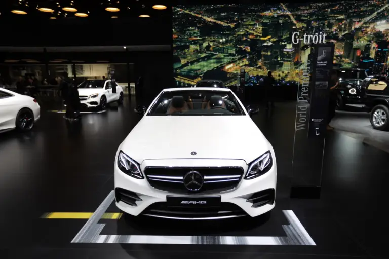 Mercedes-AMG E 53 Cabriolet - Salone di Detroit 2018 - 1