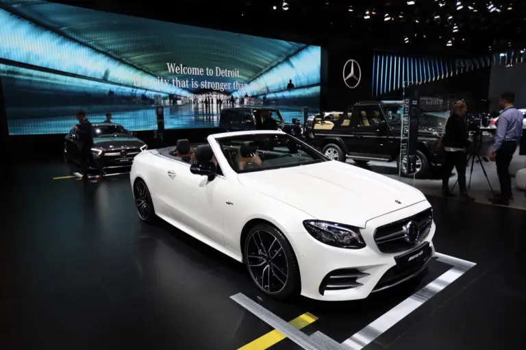 Mercedes-AMG E 53 Cabriolet - Salone di Detroit 2018 - 2