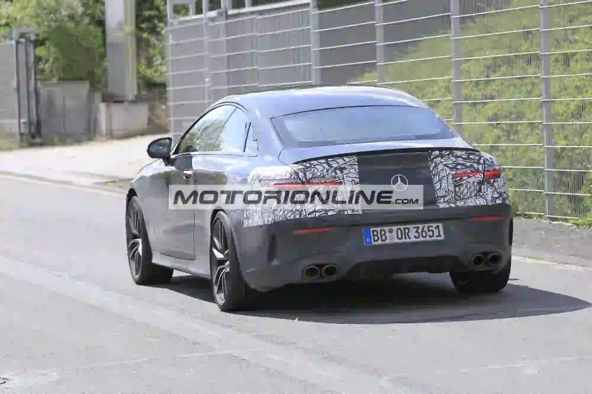 Mercedes-AMG E53 Coupe facelift - Foto spia 19-8-2019 - 8