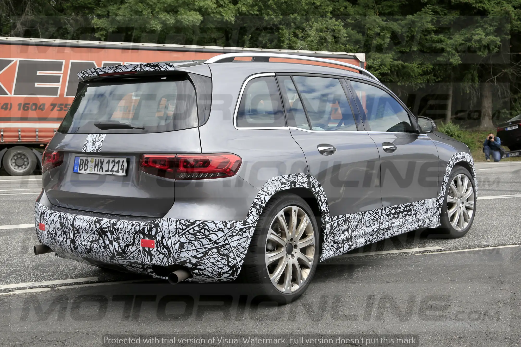 Mercedes AMG GLB 45 2019 - foto spia  - 8