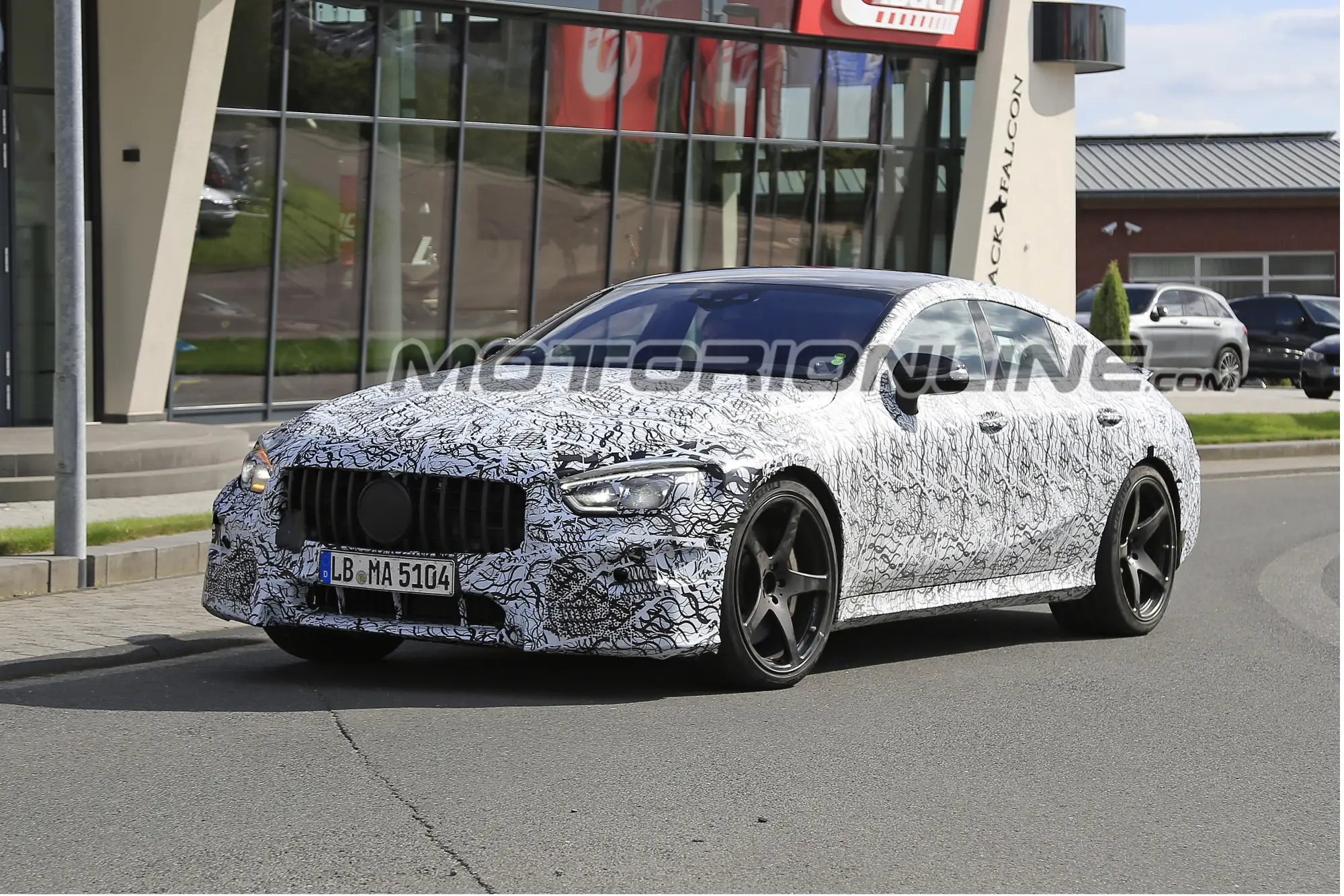 Mercedes-AMG GT 4 porte foto spia 24 Agosto 2017 - 2