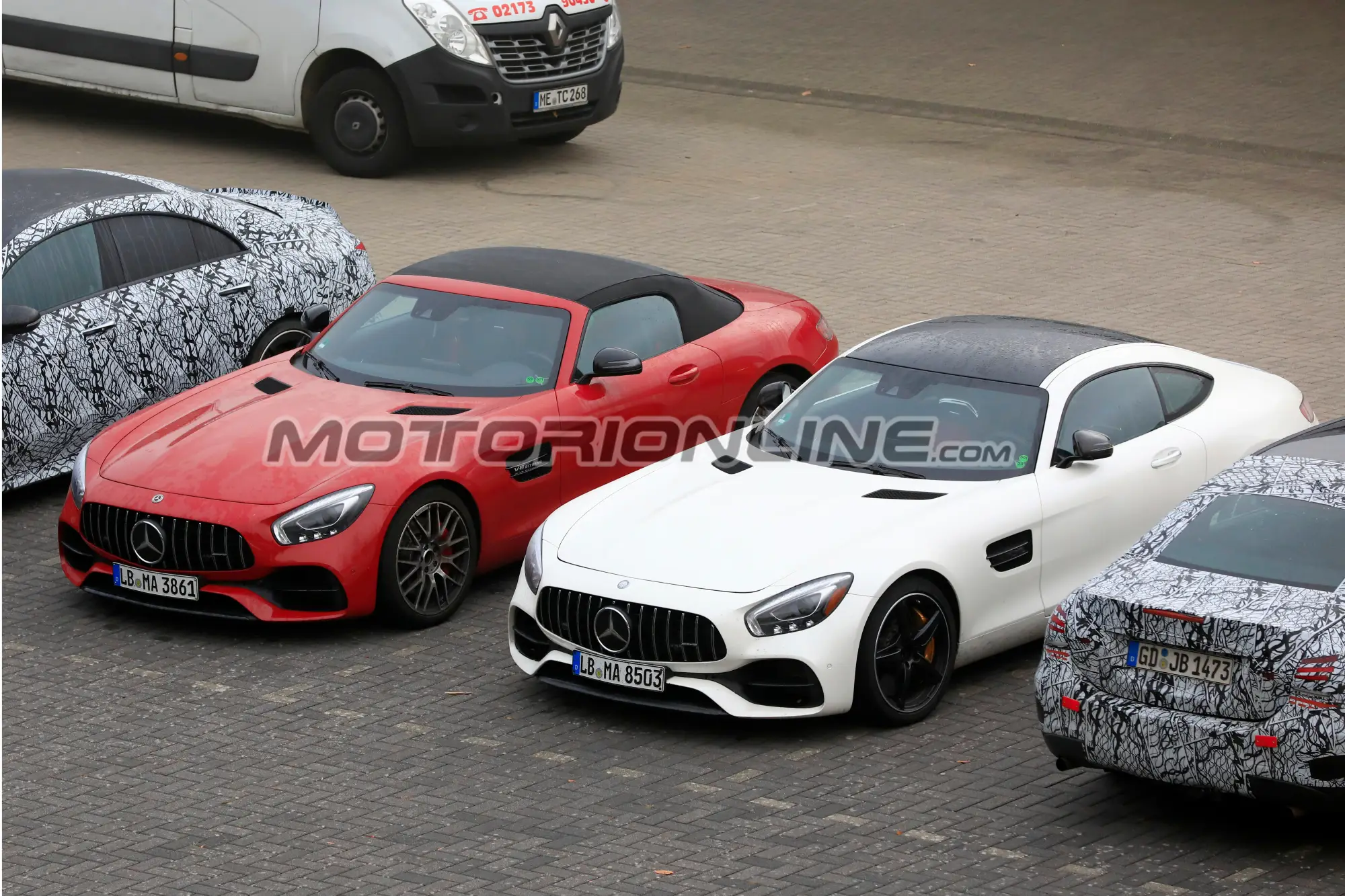 Mercedes-AMG GT foto spia 31 ottobre 2018 - 2