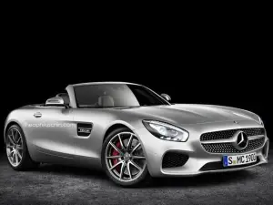 Mercedes AMG GT Roadster render