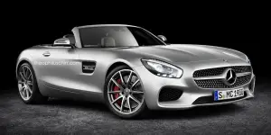 Mercedes AMG GT Roadster rendering
