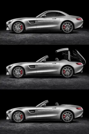 Mercedes AMG GT Roadster rendering - 2