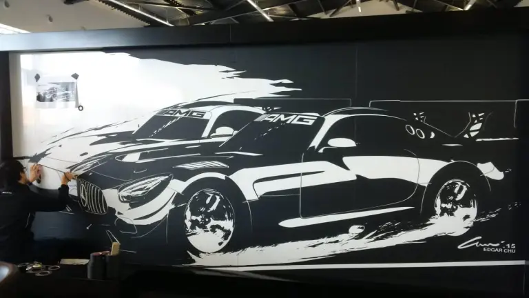 Mercedes AMG GT3 - Tape art - 2