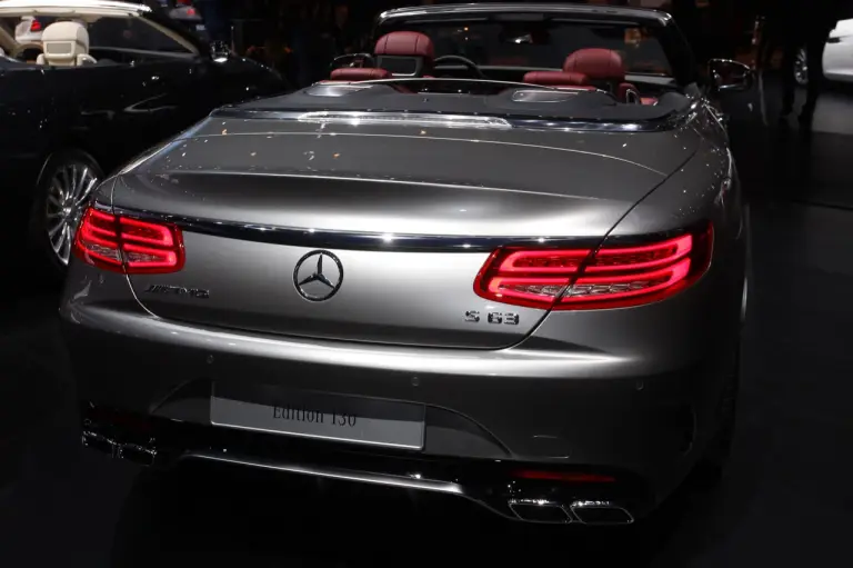 Mercedes-AMG S 63 4MATIC Cabriolet Edition 130 - Salone di Detroit 2016 - 3