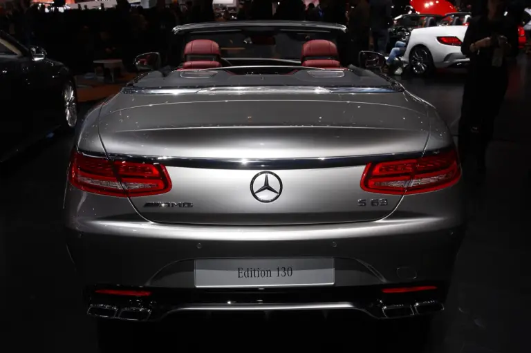 Mercedes-AMG S 63 4MATIC Cabriolet Edition 130 - Salone di Detroit 2016 - 8