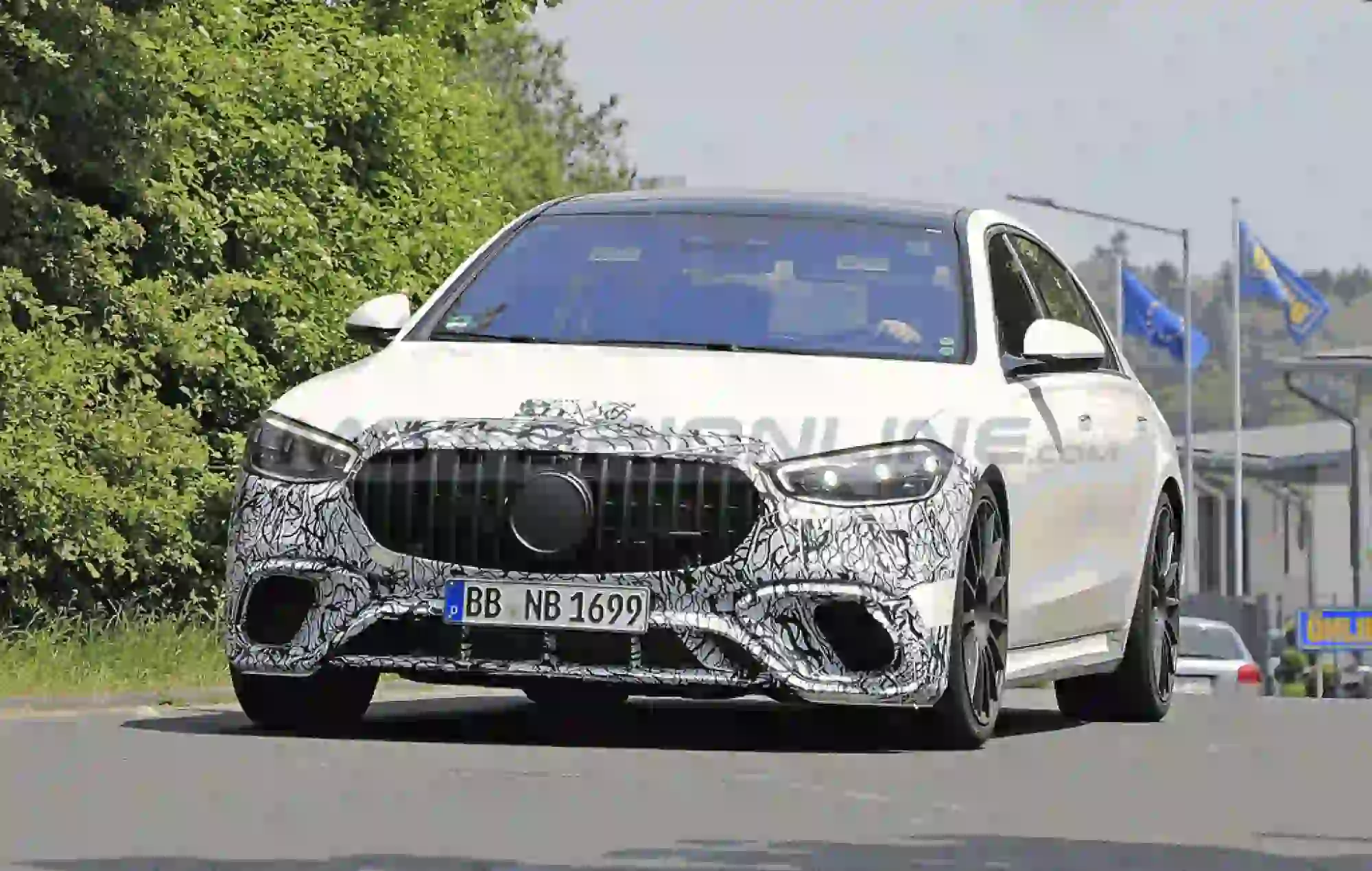 Mercedes-AMG S63 2022 - Foto spia 16-06-2021 - 1