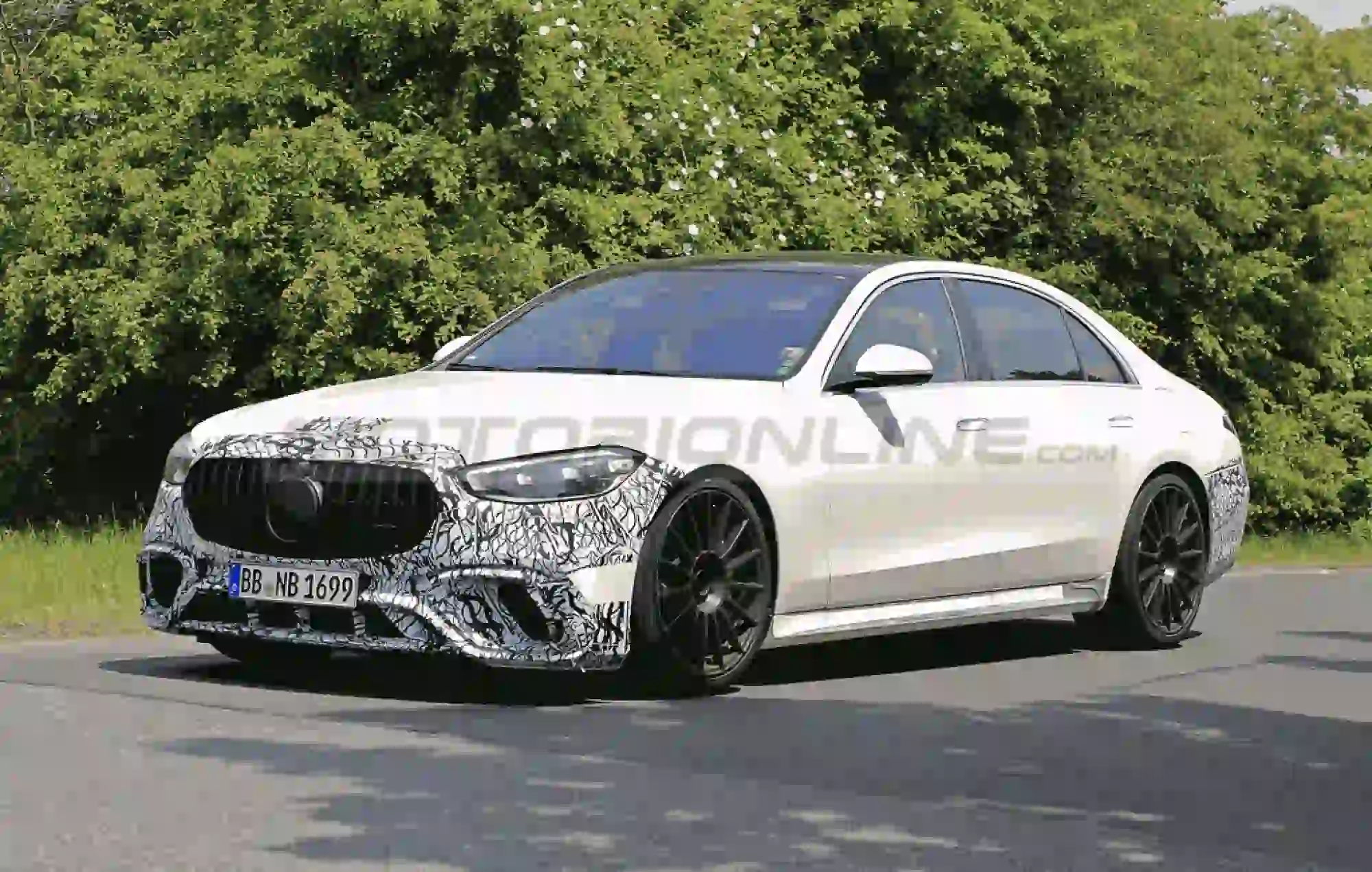 Mercedes-AMG S63 2022 - Foto spia 16-06-2021 - 9