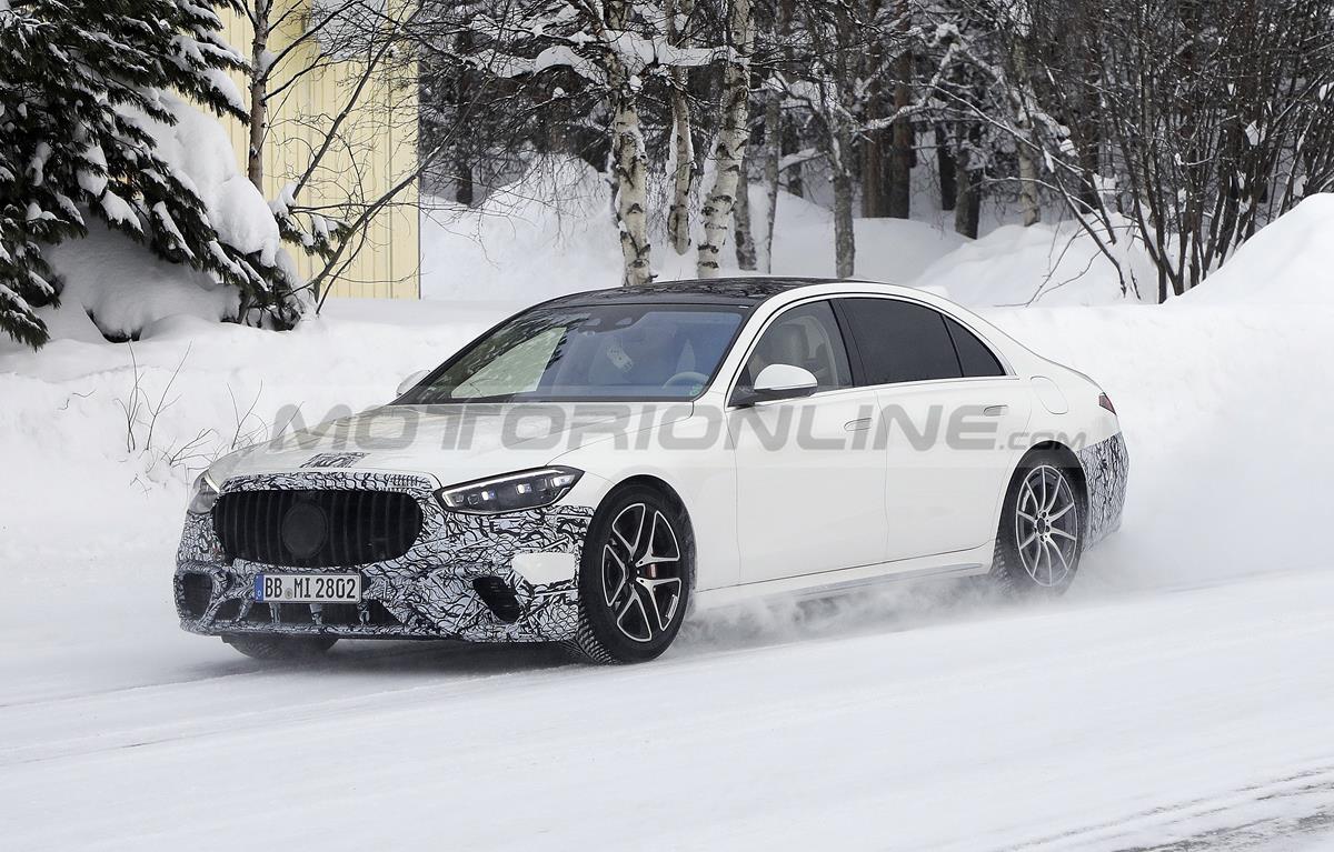 Mercedes-AMG S63 2022 - Foto spia 23-02-2021