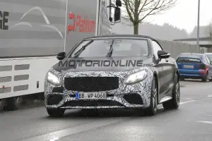 Mercedes-AMG S63 Cabrio MY 2018 - Foto spia 22-03-2017