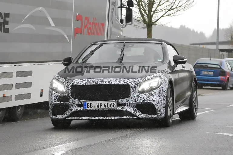 Mercedes-AMG S63 Cabrio MY 2018 - Foto spia 22-03-2017 - 1
