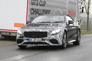 Mercedes-AMG S63 Cabrio MY 2018 - Foto spia 22-03-2017