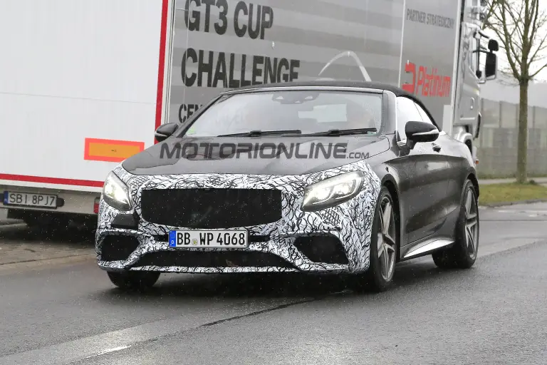 Mercedes-AMG S63 Cabrio MY 2018 - Foto spia 22-03-2017 - 2