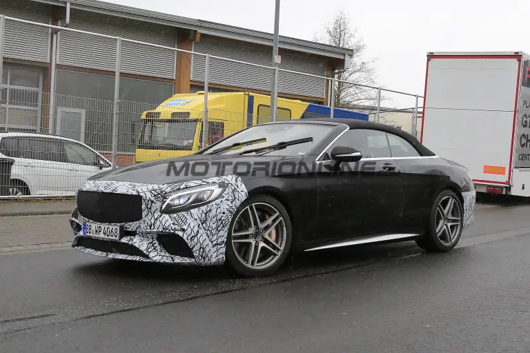 Mercedes-AMG S63 Cabrio MY 2018 - Foto spia 22-03-2017 - 4