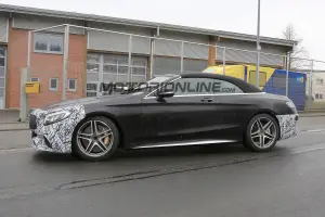 Mercedes-AMG S63 Cabrio MY 2018 - Foto spia 22-03-2017