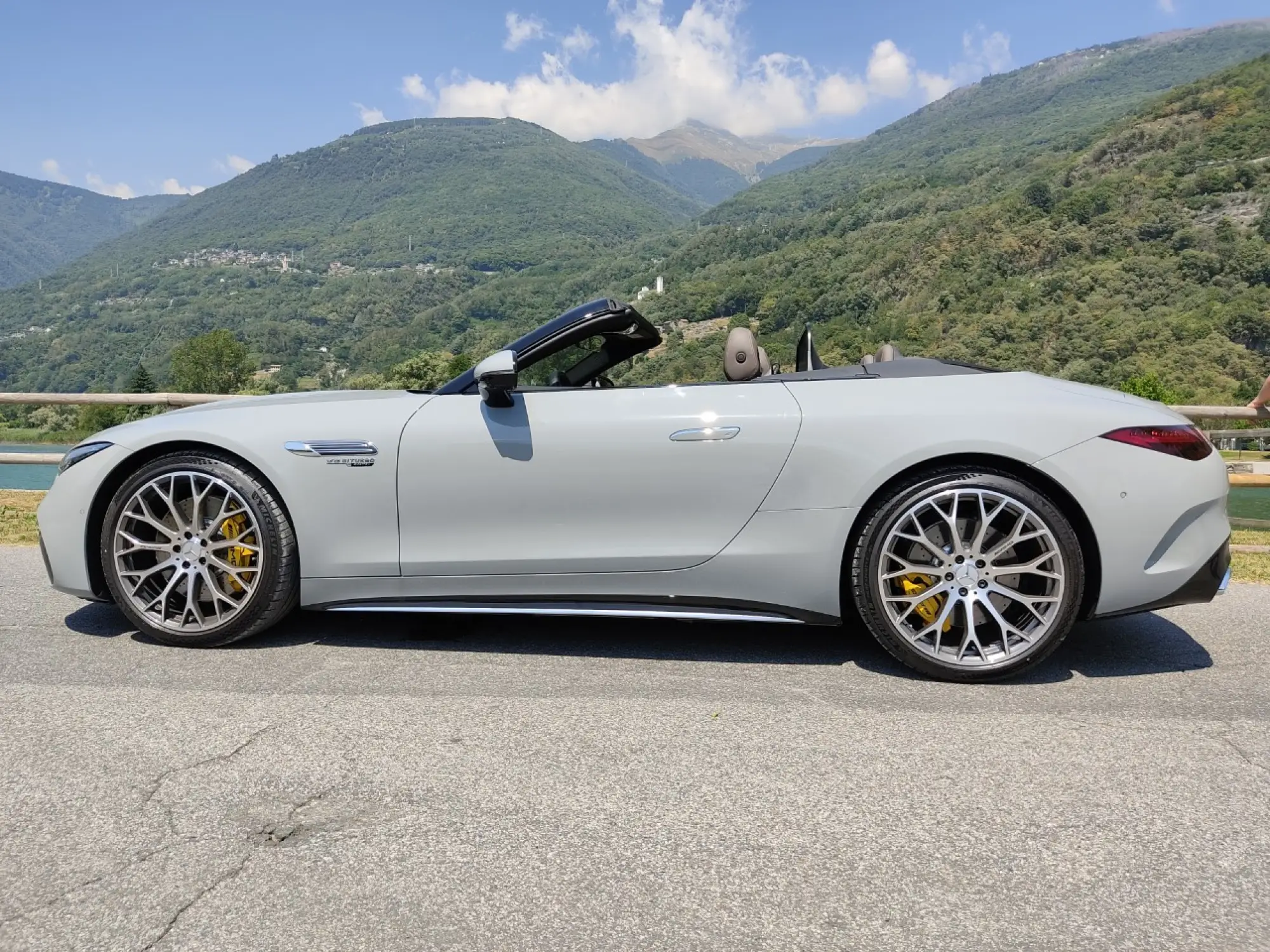 Mercedes AMG SL 2022 - Prova St  Moritz - 10