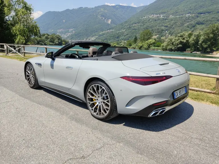 Mercedes AMG SL 2022 - Prova St  Moritz - 18