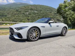 Mercedes AMG SL 2022 - Prova St  Moritz