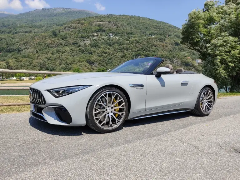 Mercedes AMG SL 2022 - Prova St  Moritz - 3