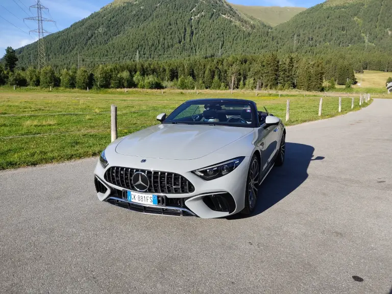 Mercedes AMG SL 2022 - Prova St Moritz - 21