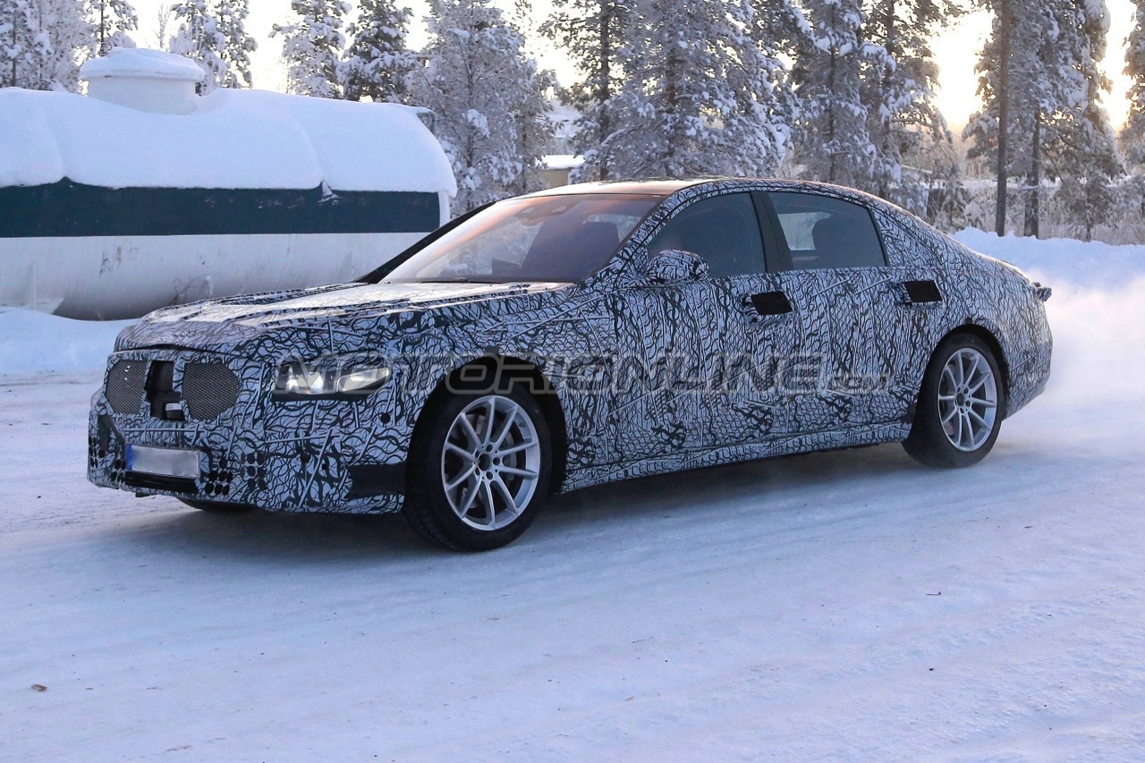 Mercedes-Benz Classe S 2020 - foto spia 21-12-2018